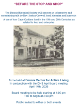 Before the STOP and SHOP